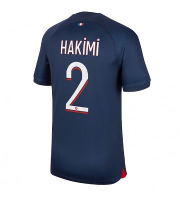 Paris Saint-Germain Achraf Hakimi #2 Primera Equipación 2023-24 Manga Corta